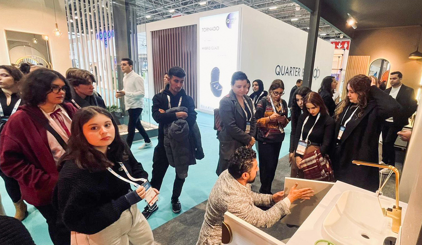 SUBÜ’nün tasarım öğrencileri Unicera Fuarı’ndaydı