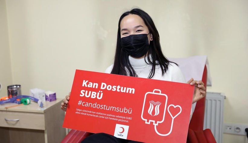 SUBÜ’ye kurumsal kan bağışçısı madalyası