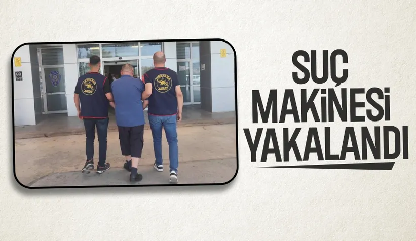 Suç makinesi saklandığı evde yakalandı