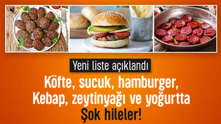Sucuk, köfte, hamburger, yoğurt diye bakın ne yedirmişler