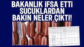 Sucukların içinden çıkanlar şoke etti