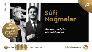 Sûfi Nağmeler dinletisi sanatseverlerle buluşacak