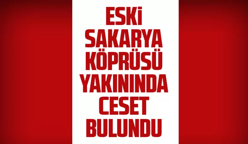 Sular çekildi ceset ortaya çıktı