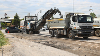 Süleymanbey'de asfalt çalışmalarını başladı