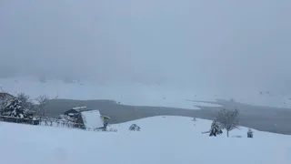 Sultanpınarı Yaylası'nda kışı aratmayan manzara