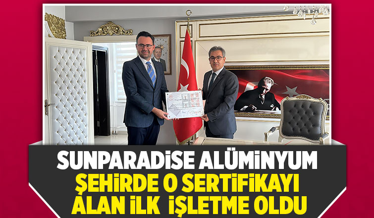 Sunparadise Alüminyum beslenme dostu fabrika oldu