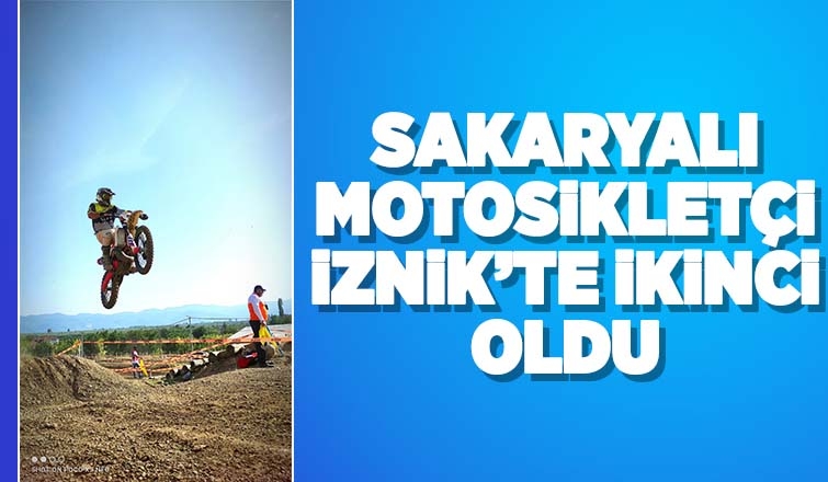 Süper Enduro'da Sakaryalı sporcu ikinci oldu
