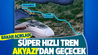 Süper Hızlı Tren'de Akyazı detayı