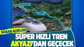Süper Hızlı Tren'de Akyazı detayı