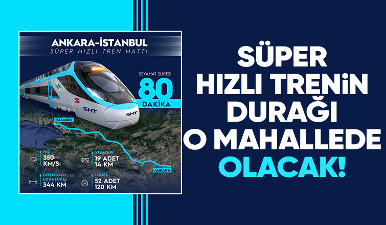 Süper Hızlı Tren Sakarya'da o mahallede duracak