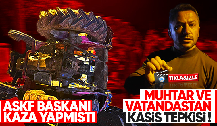 Sürekli kaza olan yolda kasis yapılmamasına tepki