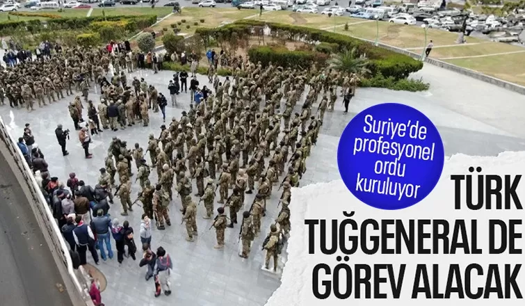 Suriye'de yeni dönem: Profesyonel orduya Türk imzası