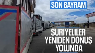 Suriyelilerin dönüşü sürüyor: Bayram sonrası sınırda yoğunluk