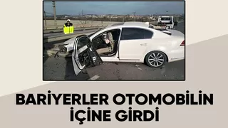 Sürücü bu kazadan yaralı kurtuldu