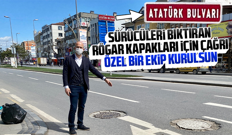 Sürücüleri bıktıran rögar kapakları için çağrı