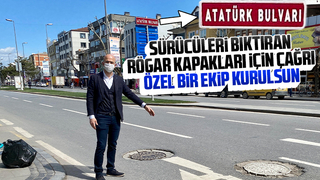 Sürücüleri bıktıran rögar kapakları için çağrı