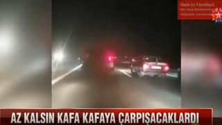 Sürücüleri taciz edip, otoyolu birbirine kattılar