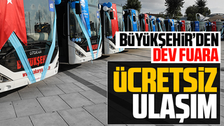 Süs bitkiciliği fuarına ücretsiz ulaşım