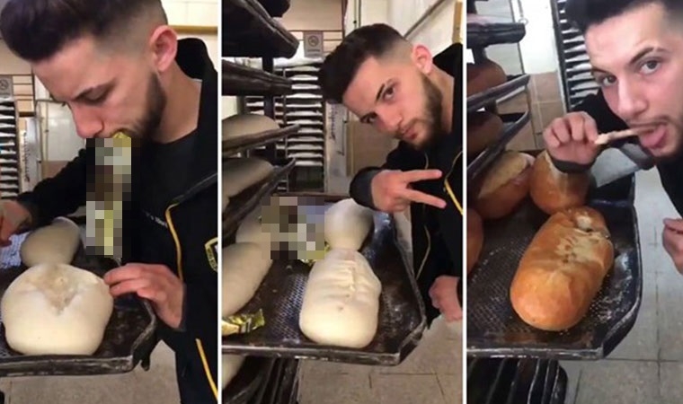 Süt banyosu ve dönerle danstan sonra şimdi fırında rezalet