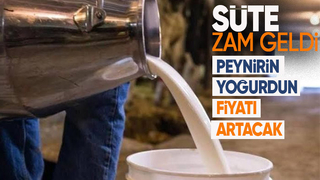 Süt fiyatları zamlandı