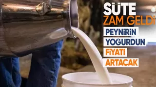 Süt fiyatları zamlandı