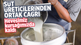Süt üreticilerinden ortak çağrı