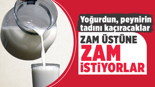 Süte yeniden zam istediler