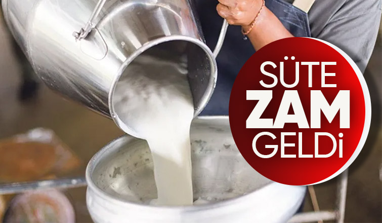 Süte zam yapıldı