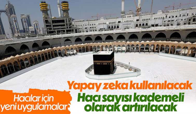 Suudi Arabistan'dan yapay zekalı hac planı