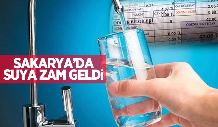 Suya yüzde 3 zam geldi