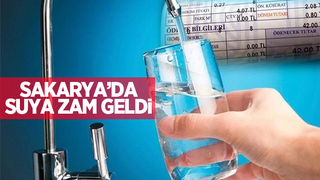 Suya yüzde 3 zam geldi