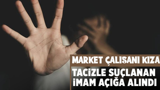 Taciz dayağı atılan imam açığa alındı
