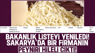 Tağşiş listesi güncellendi O firmanın peynirinde bitkisel yağ çıktı