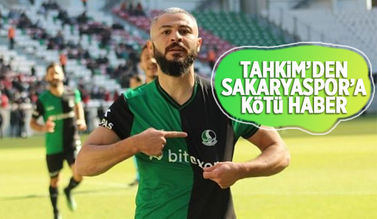 Tahkim'den Sakaryaspor'a ret!