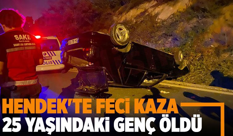 Takla atan otomobilin sürücüsü öldü
