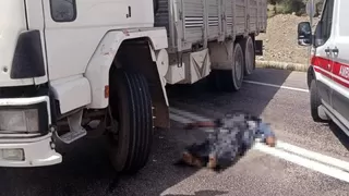 Tamir edilen kamyonun üzerlerinden geçtiği iki tamirci öldü