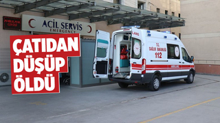 Tamir için çıktığı çatıdan düşüp öldü