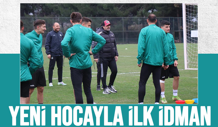 Taner Taşkın, takımla ilk idmana çıktı