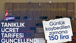 Tanıklık, hakem ve gider avansı tarifeleri Resmi Gazete'de
