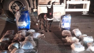 Tanker içinde zulalanmış 11 kilo esrar yakalandı