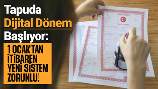 Tapuda Dijital Dönem başlıyor