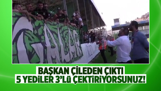Taraftar Kabongo'ya 3'lü çektirdi, başkan çileden çıktı