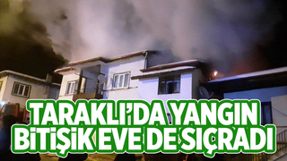 Taraklı'da yangın