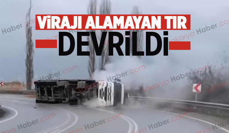 Taraklı yolunda korkutan kaza