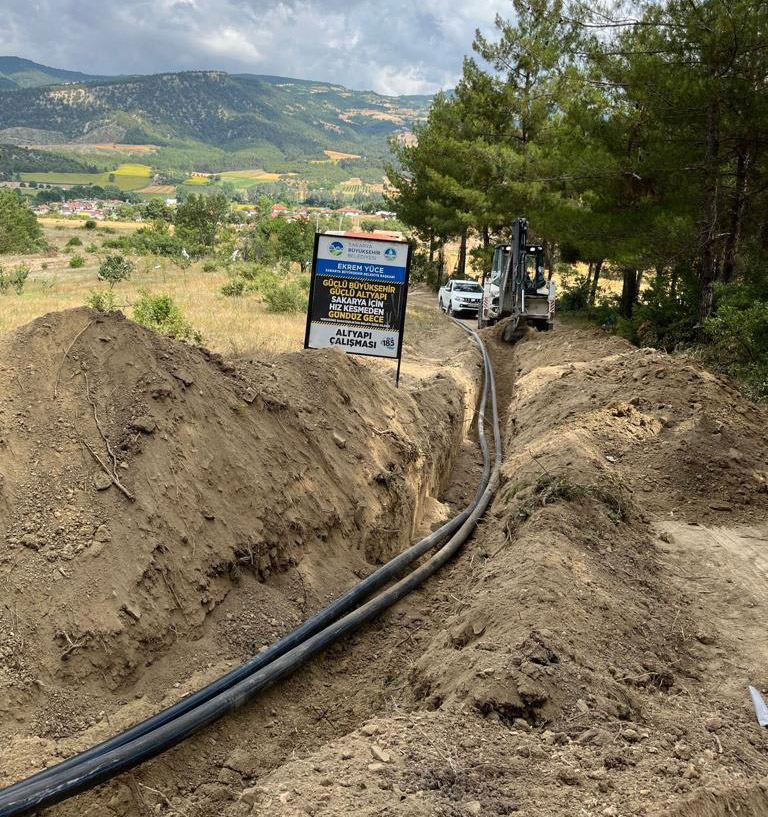 Taraklıya 2,5 KM'lik içme suyu hattı