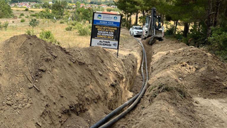 Taraklıya 2,5 KM'lik içme suyu hattı