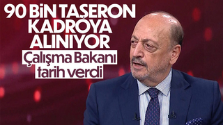 Tarih verdi; 90 bin taşeron kadroya alınıyor
