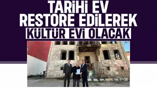 Tarihi ev yıkılmaktan kurtuldu