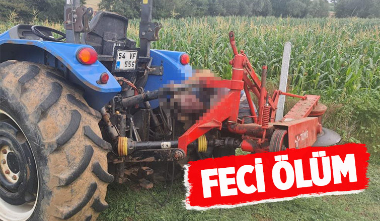 Tarım aletine sıkışıp can verdi