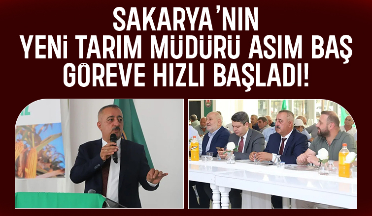 Tarım İl Müdürü göreve hızlı başladı!
